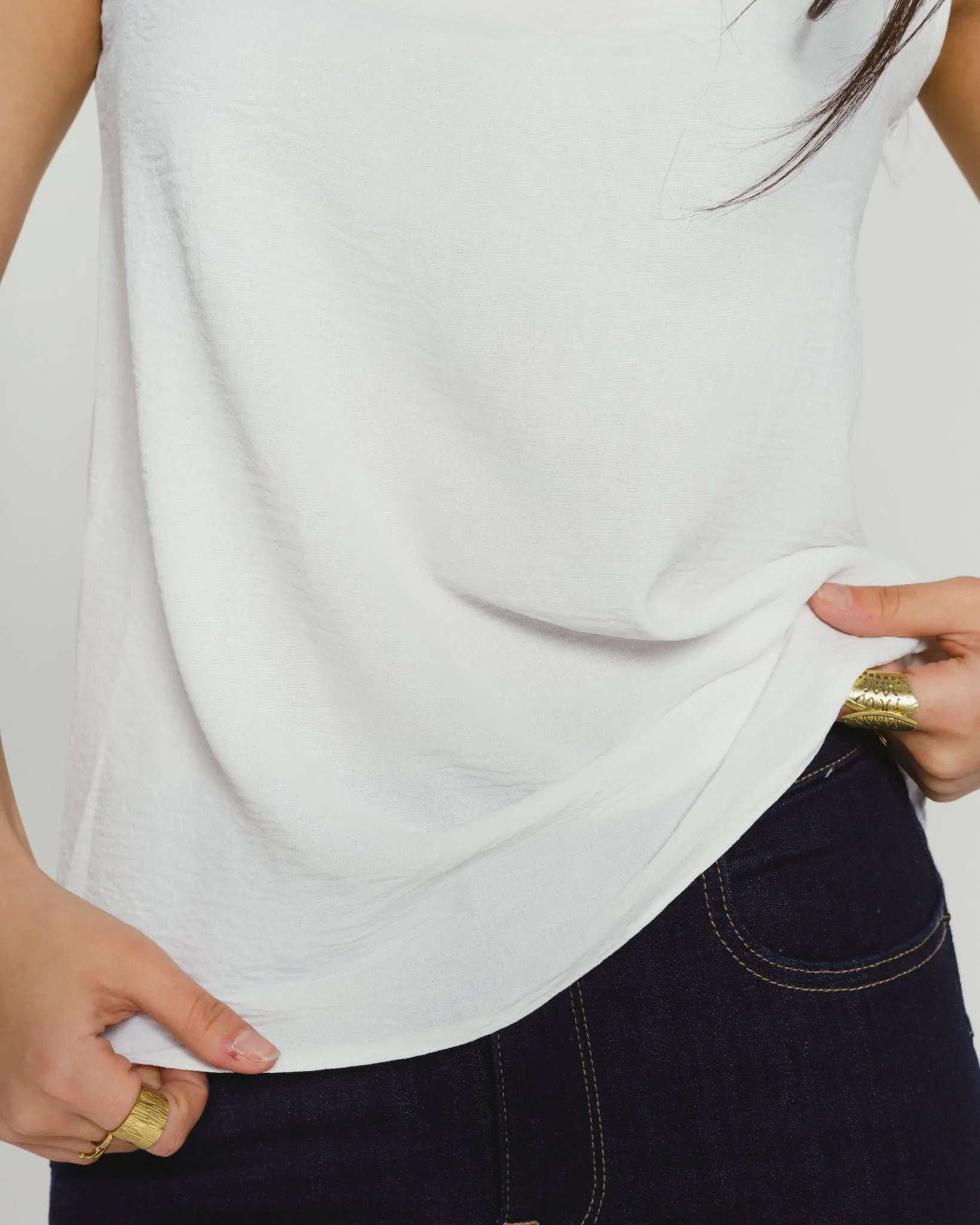 High-Low Sleeveless Top