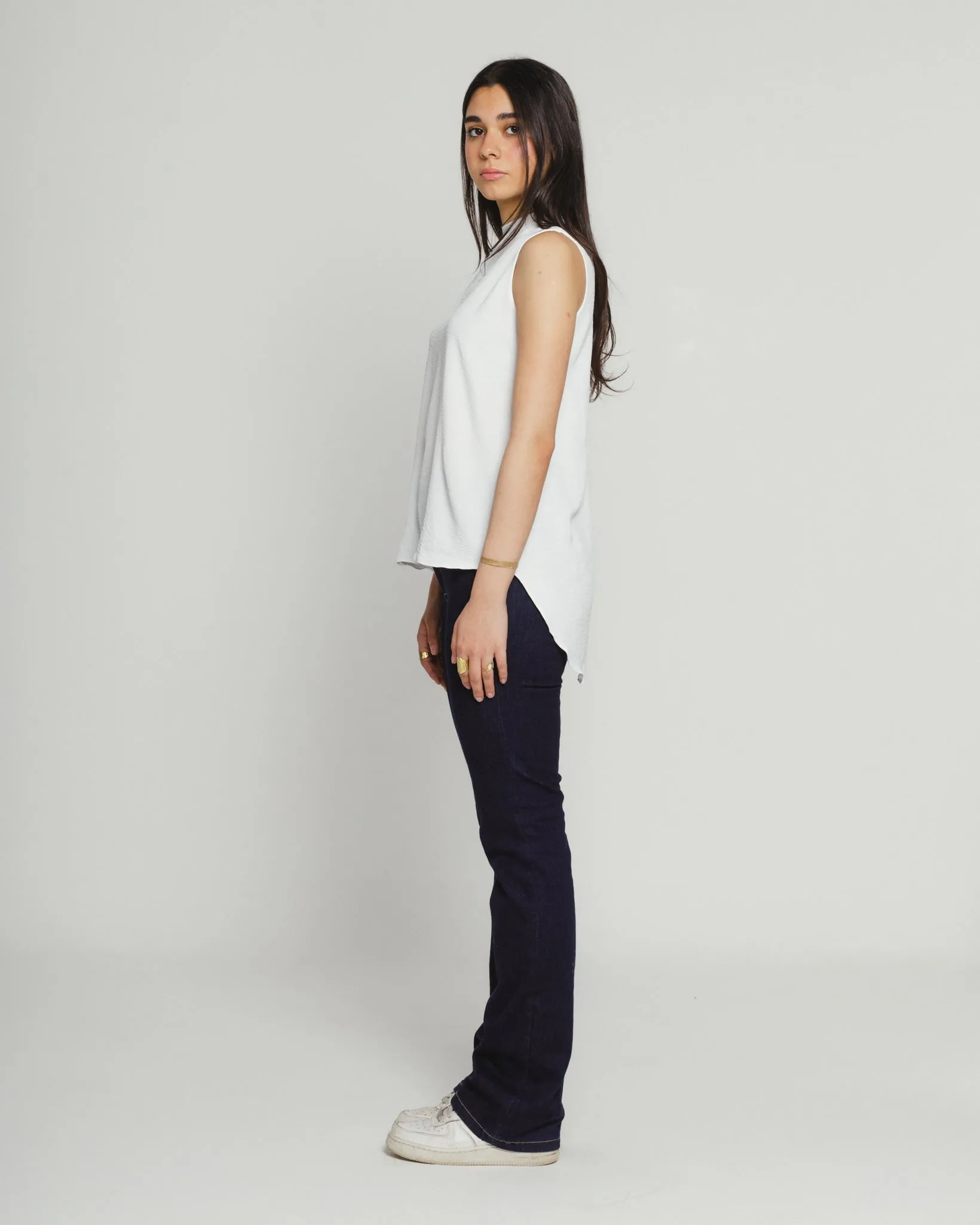 High-Low Sleeveless Top