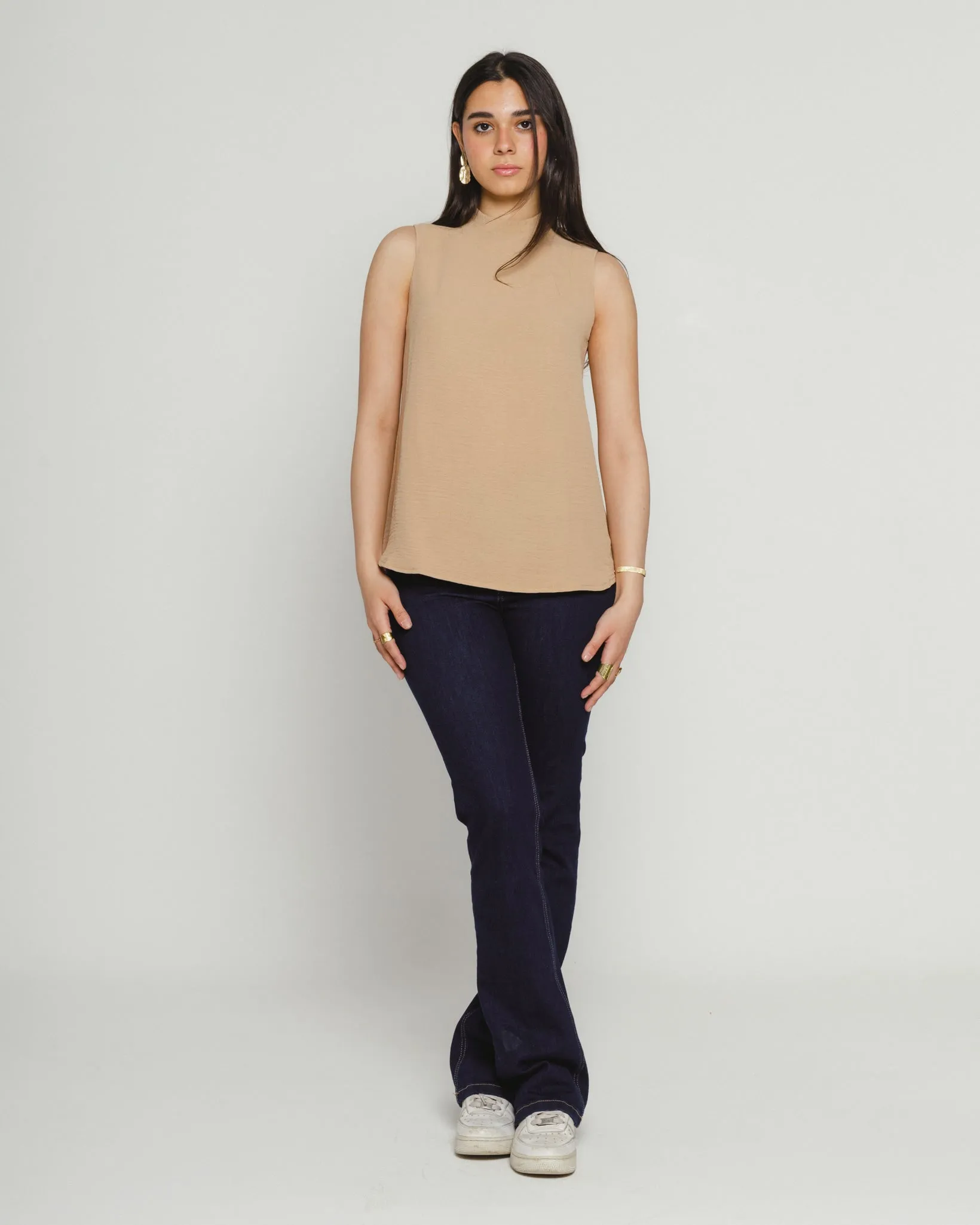 High-Low Sleeveless Top