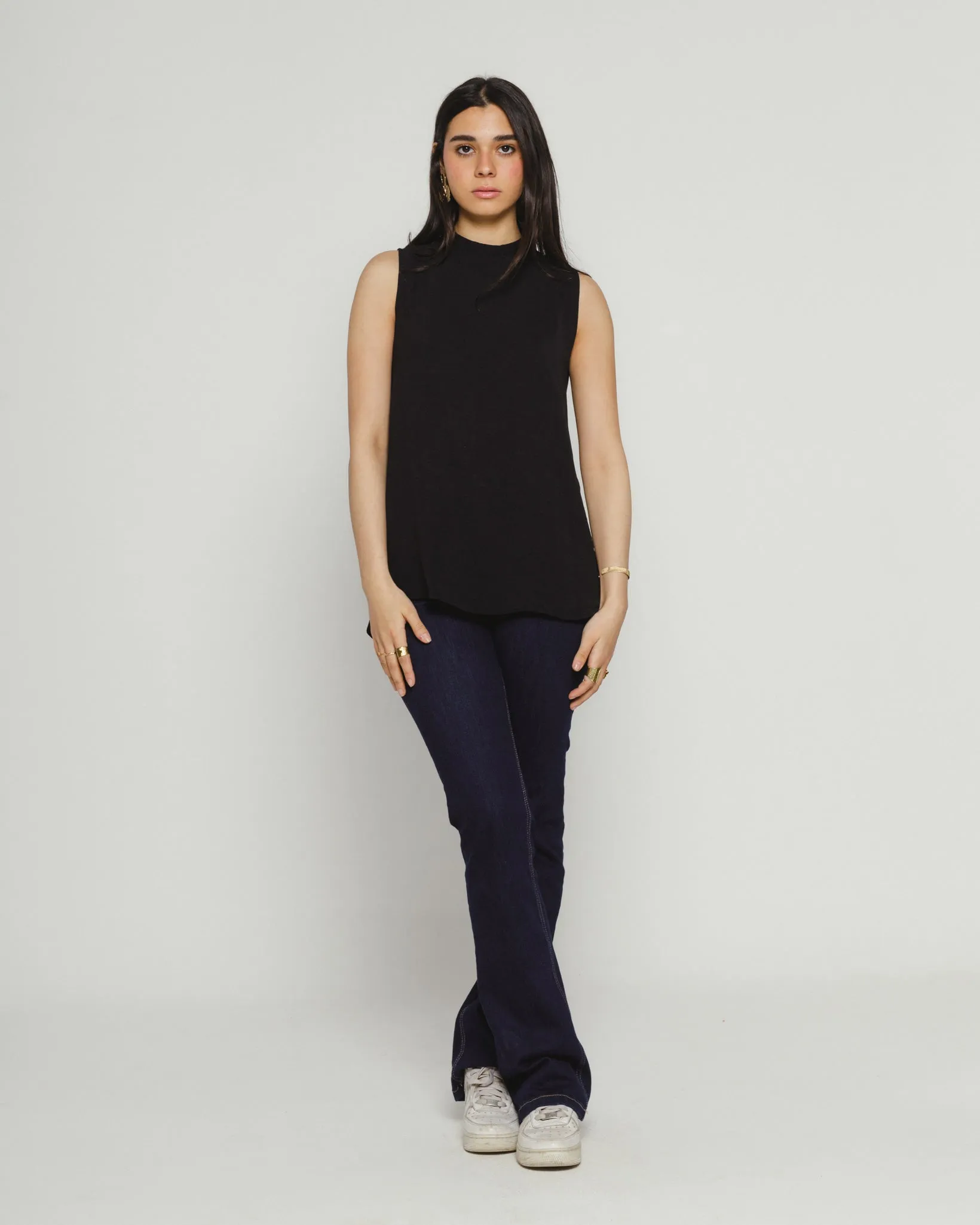 High-Low Sleeveless Top
