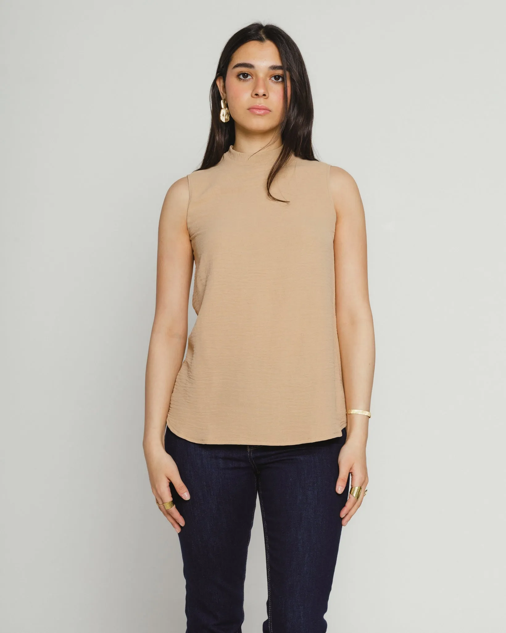High-Low Sleeveless Top