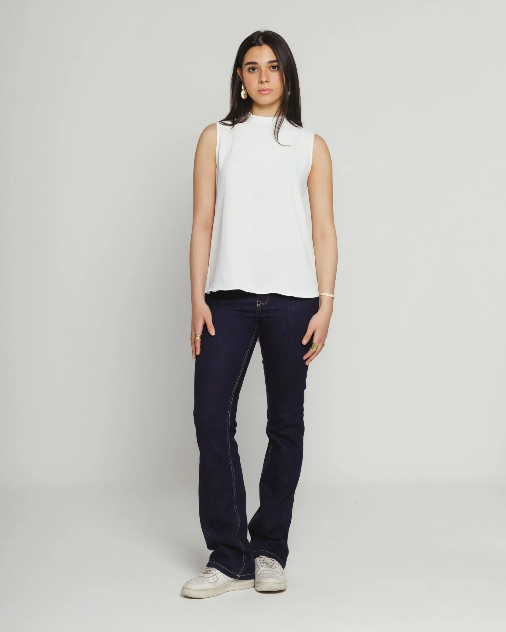 High-Low Sleeveless Top