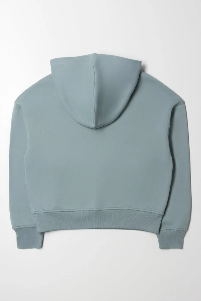 Hooded Tracktop Blue
