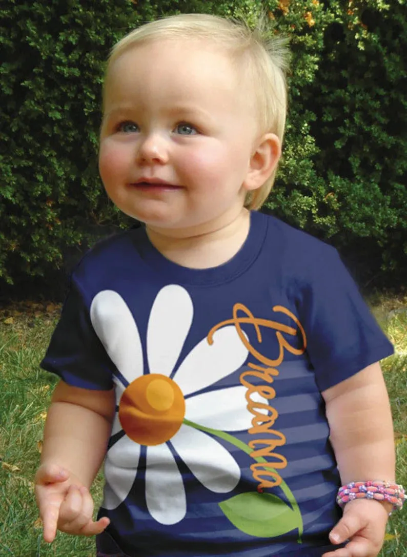 HPSP Shirt, Custom Birthday Shirt, Flower birthday Shirt, Personalized Flower T-Shirts, Kids Birthday Shirts,  Family Flower Shirts, Flower 3D Shirt.