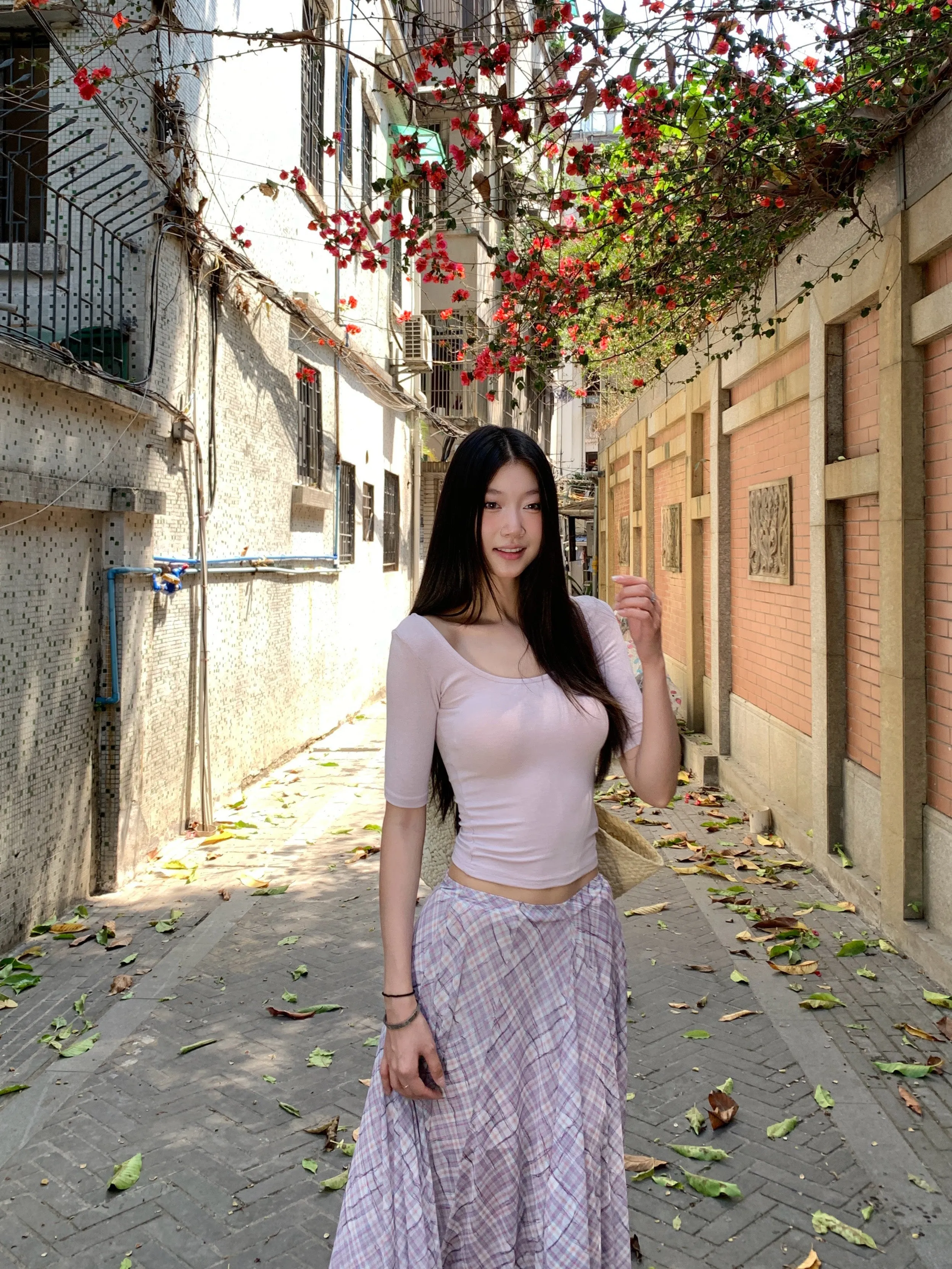 irregular loose skirt