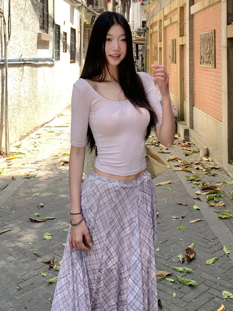 irregular loose skirt