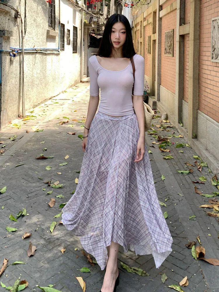 irregular loose skirt