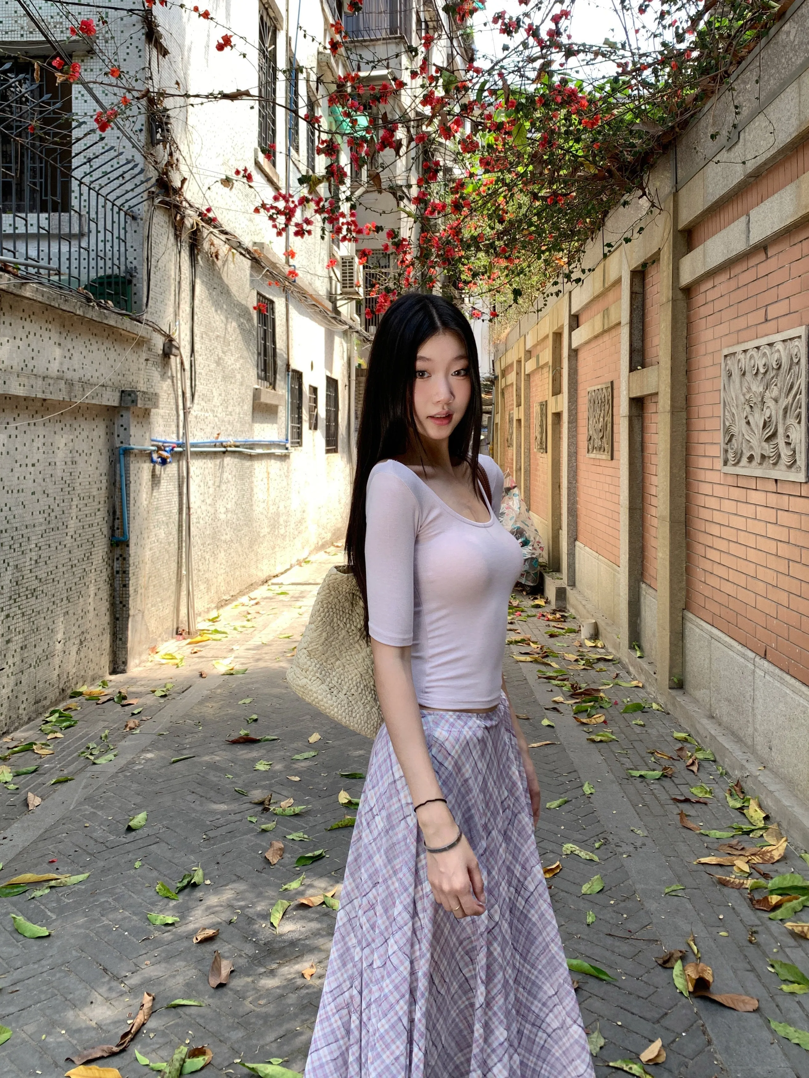 irregular loose skirt