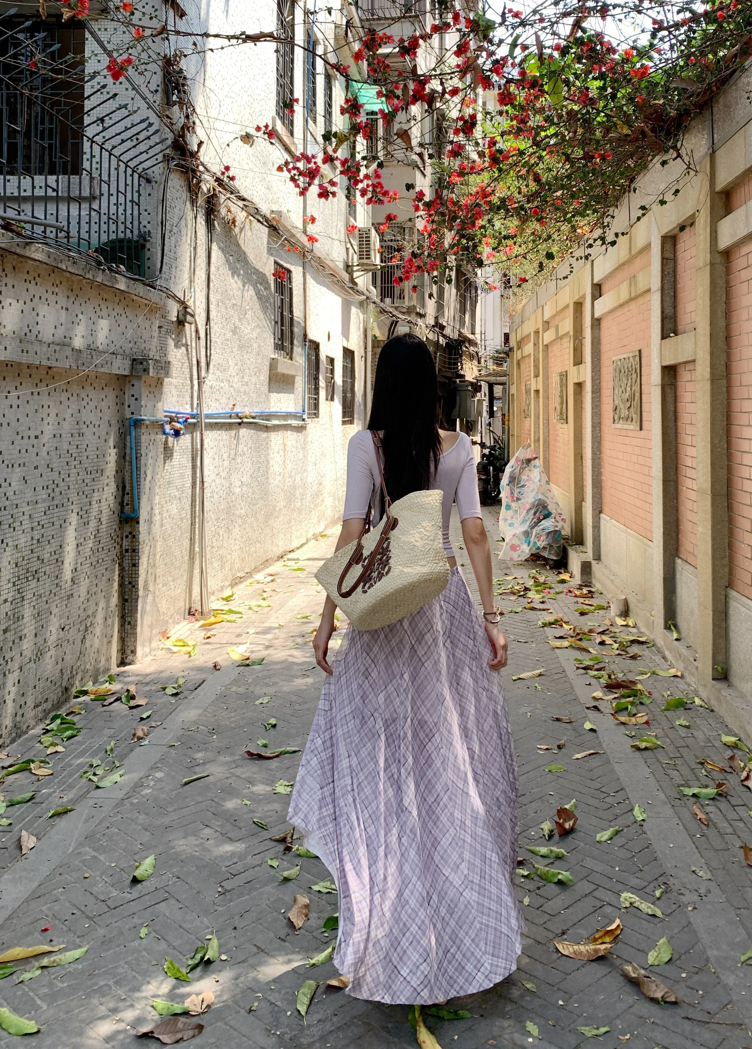 irregular loose skirt