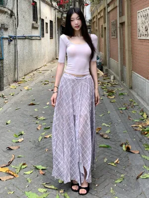 irregular loose skirt