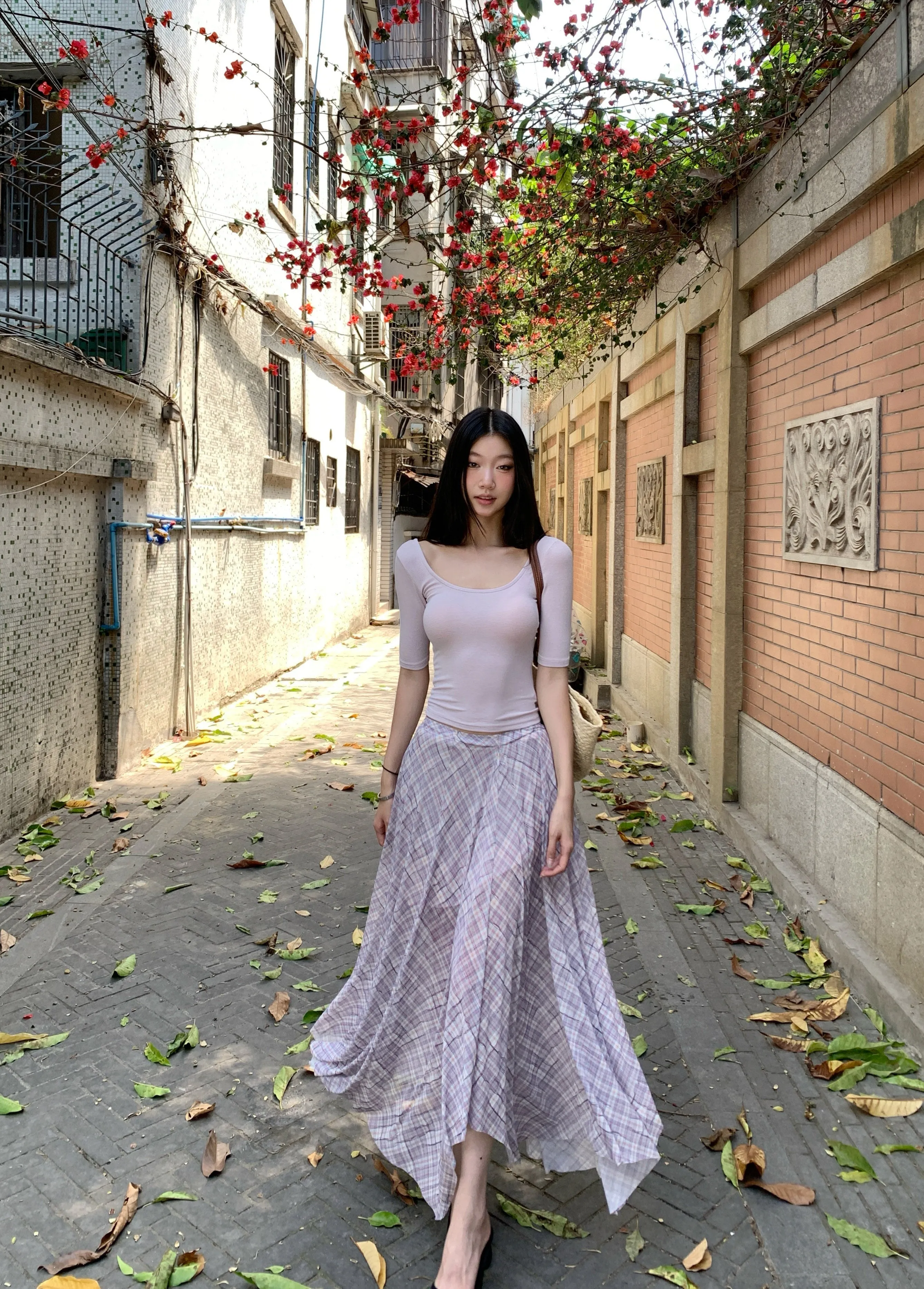 irregular loose skirt
