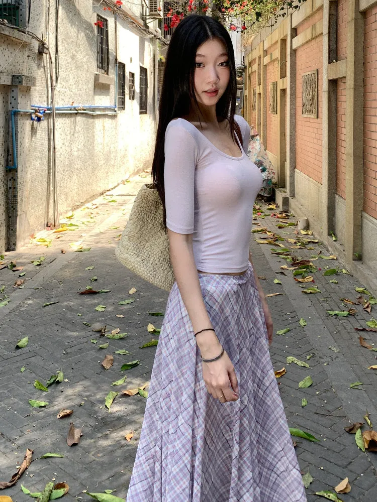 irregular loose skirt