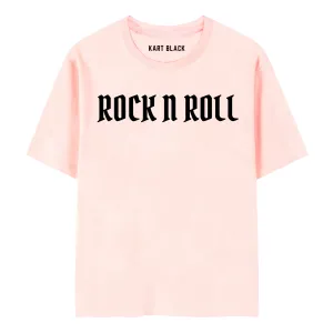 KART BLACK Men's Plus Size Rock And Roll Printed T-Shirts