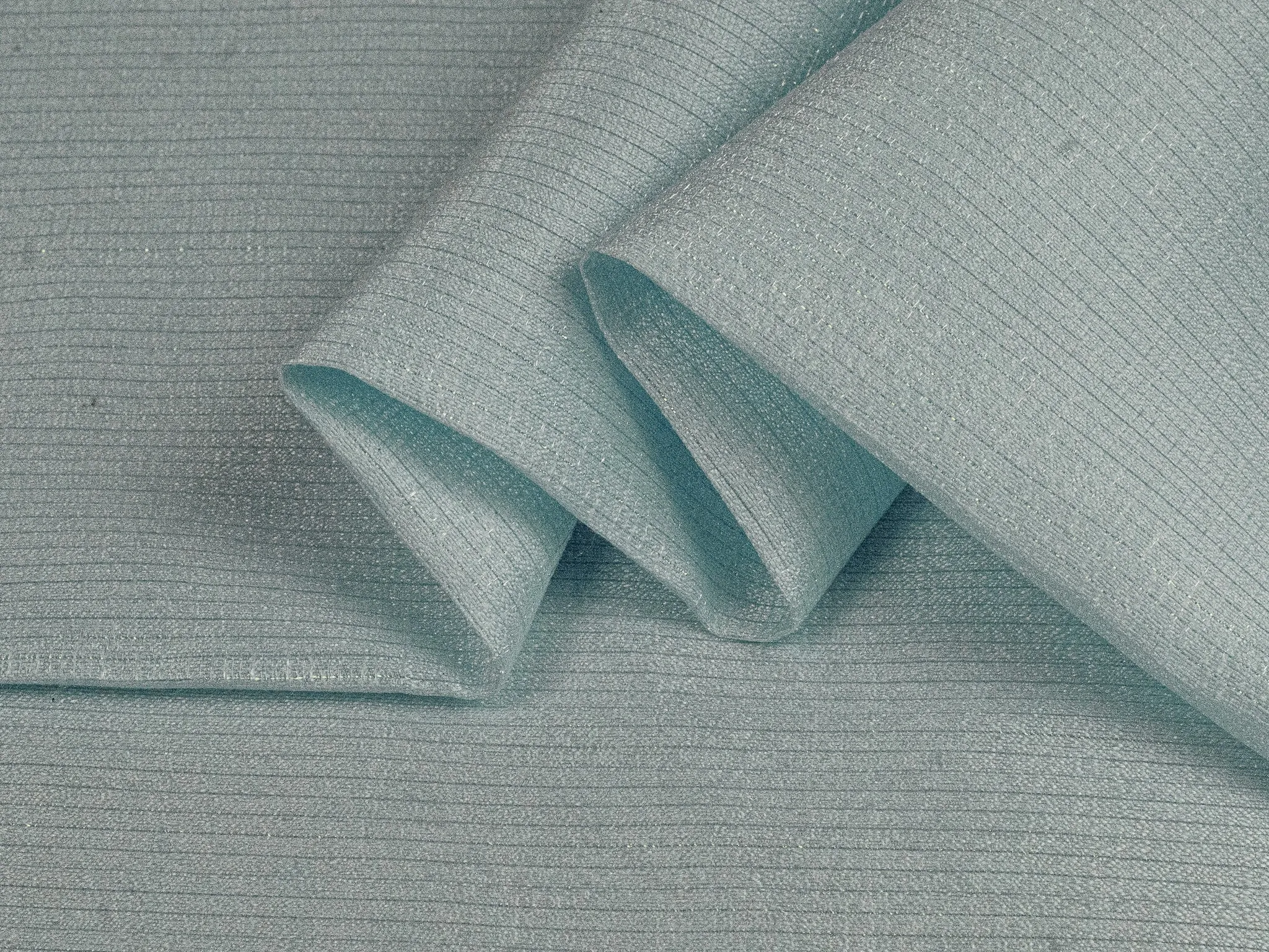 Kavier Metallic Baby Sky Blue 58" Fabric
