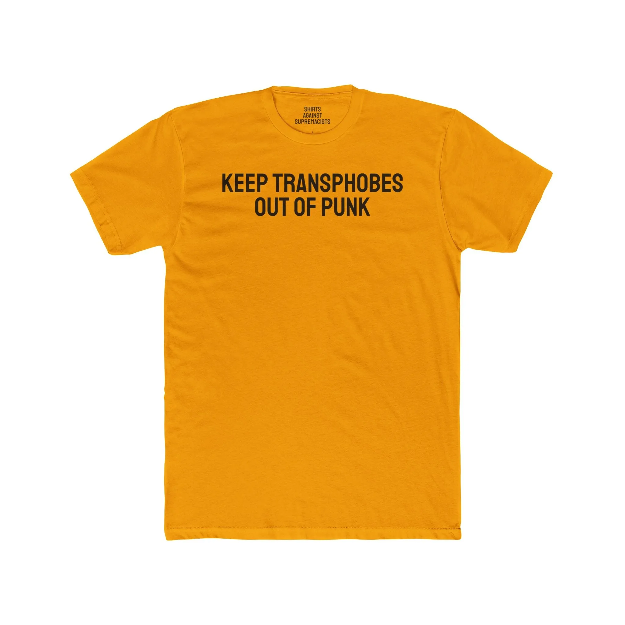 Keep Transphobes Out Of Punk - Unisex Cotton Crew Tee