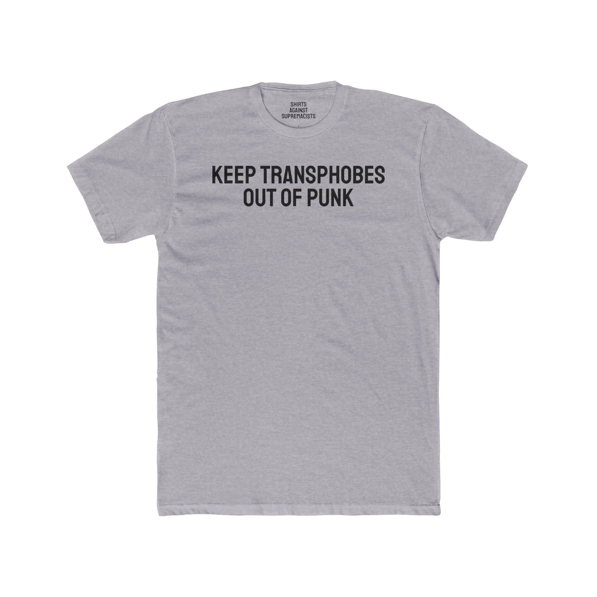 Keep Transphobes Out Of Punk - Unisex Cotton Crew Tee