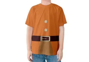 Kids Snow White Dwarfs Doc T-Shirt for Boy - Doc