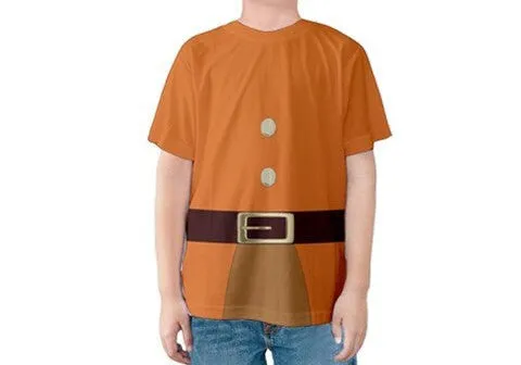 Kids Snow White Dwarfs Doc T-Shirt for Boy - Doc