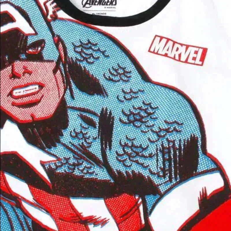 Kids Superhero Round-Neck T-shirt
