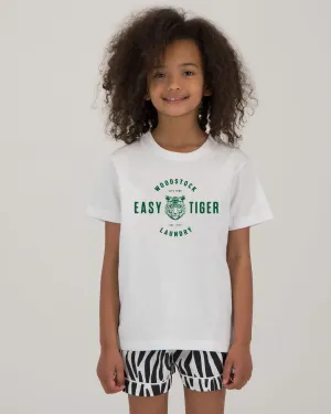 KIDS TEES T-SHIRT - EASY TIGER GREEN