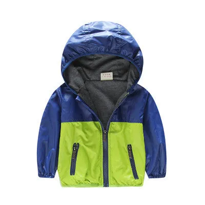 Kids Toddler Boys Jacket Coat Hooded Jackets For Children Outerwear Clothing Minnie Spring Baby Boy Clothes Windbreaker Blazer