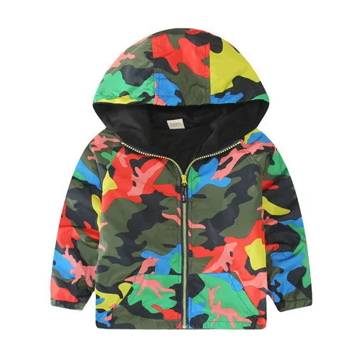 Kids Toddler Boys Jacket Coat Hooded Jackets For Children Outerwear Clothing Minnie Spring Baby Boy Clothes Windbreaker Blazer