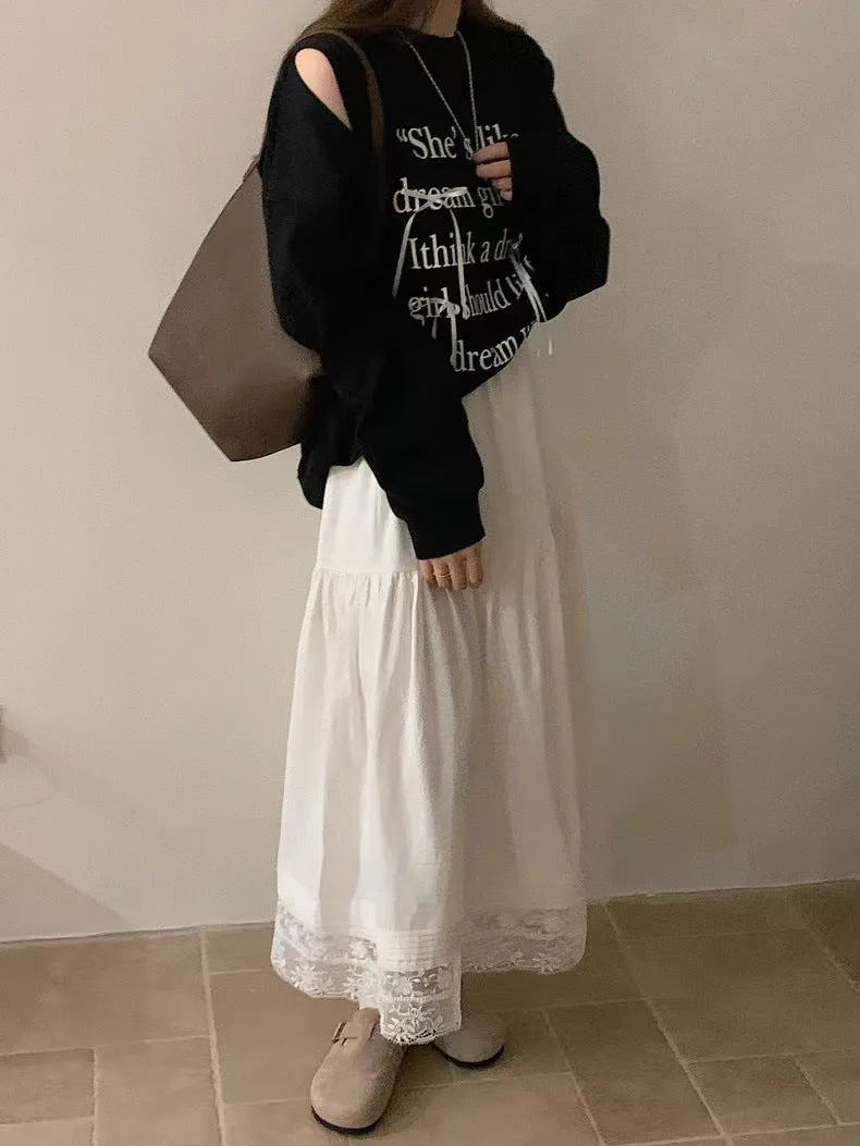 Korean casual loose skirt