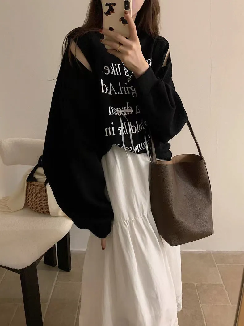 Korean casual loose skirt