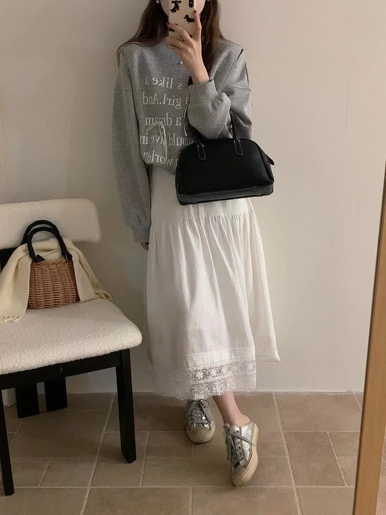 Korean casual loose skirt