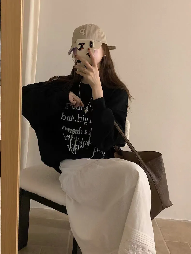 Korean casual loose skirt
