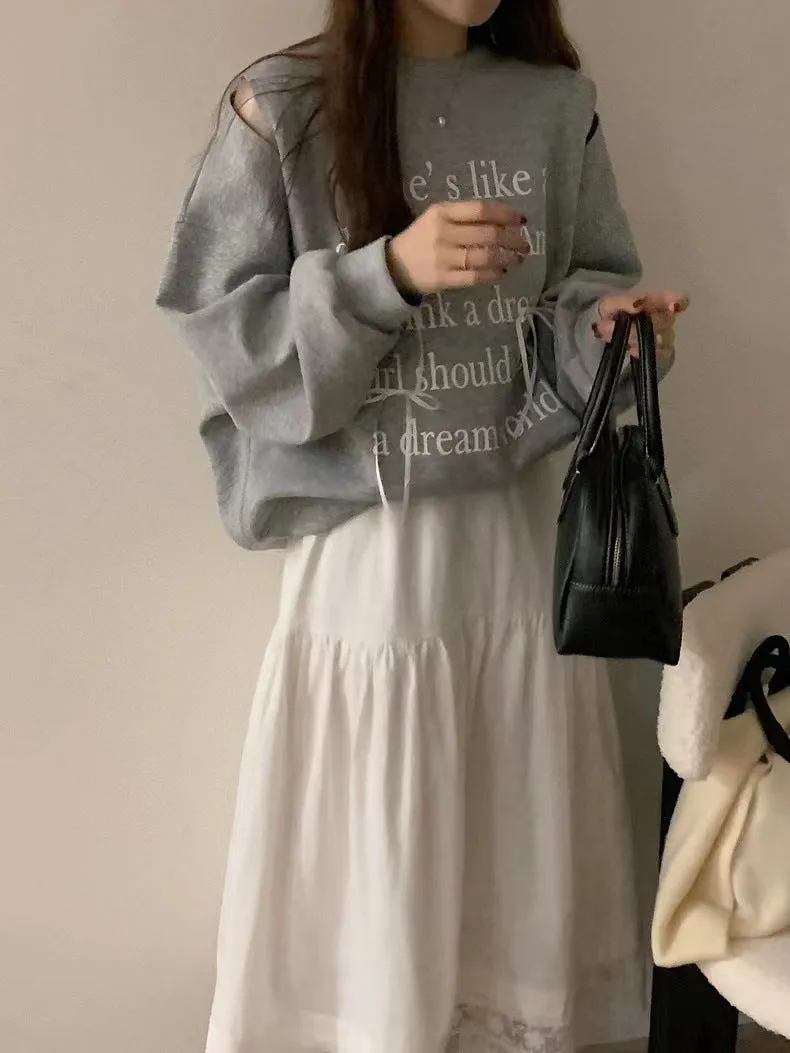Korean casual loose skirt