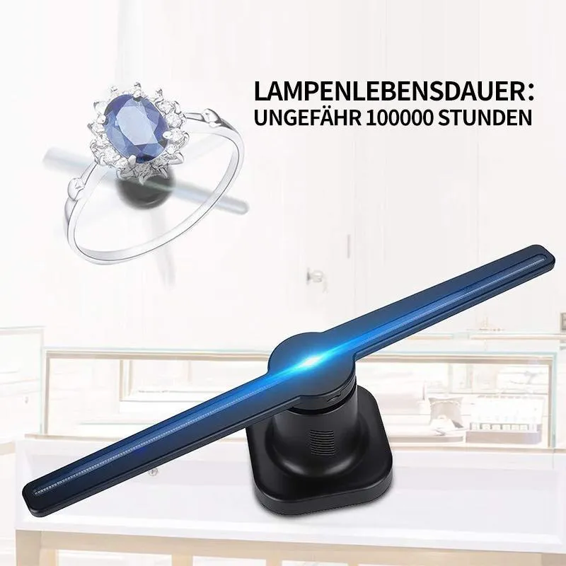 Kreative 3D Holografische Werbeanzeige