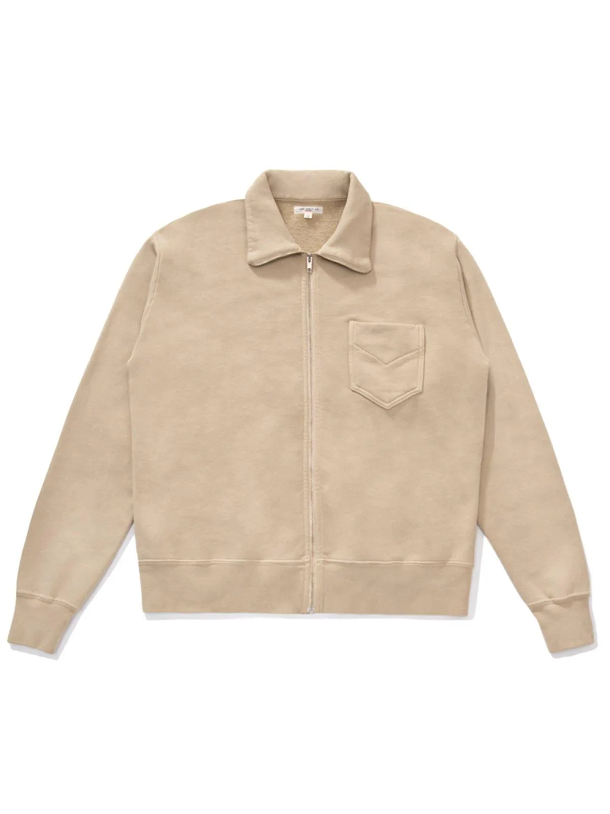 Lady White Co. Full Zip Jacket Beige