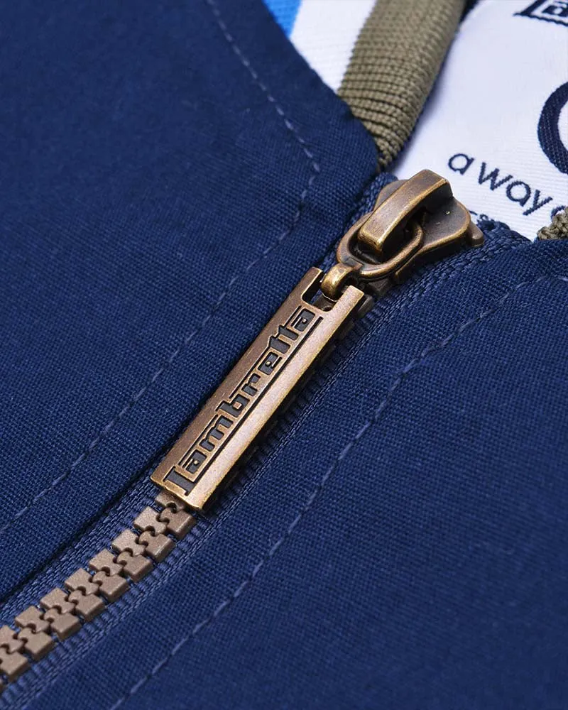 Lambretta Navy Blue Monkey Harrington Jackets