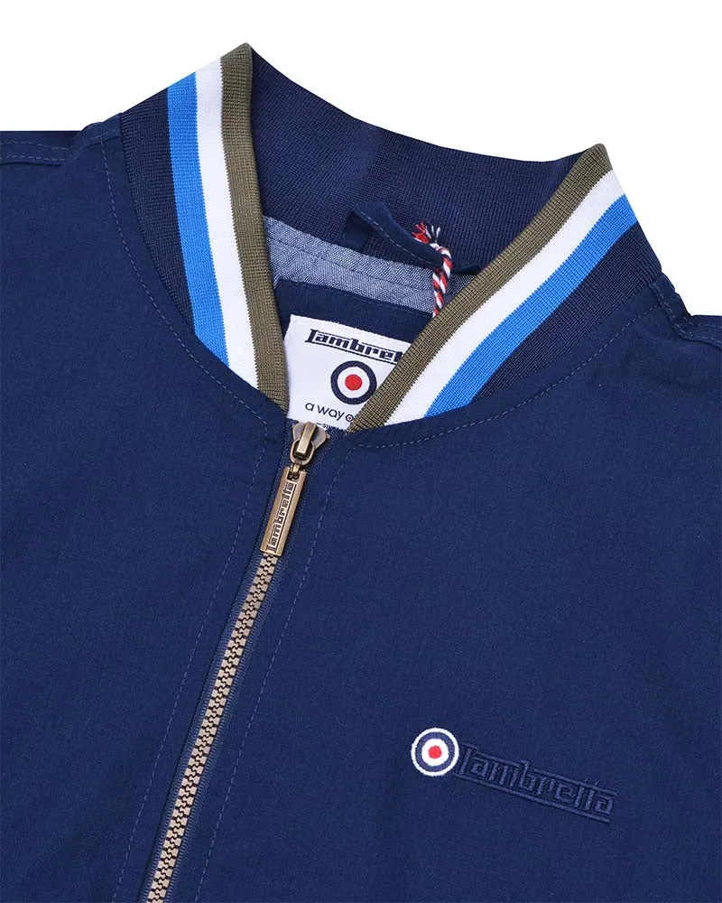 Lambretta Navy Blue Monkey Harrington Jackets