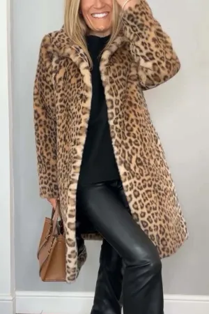 Leah | Leopard Print Coat
