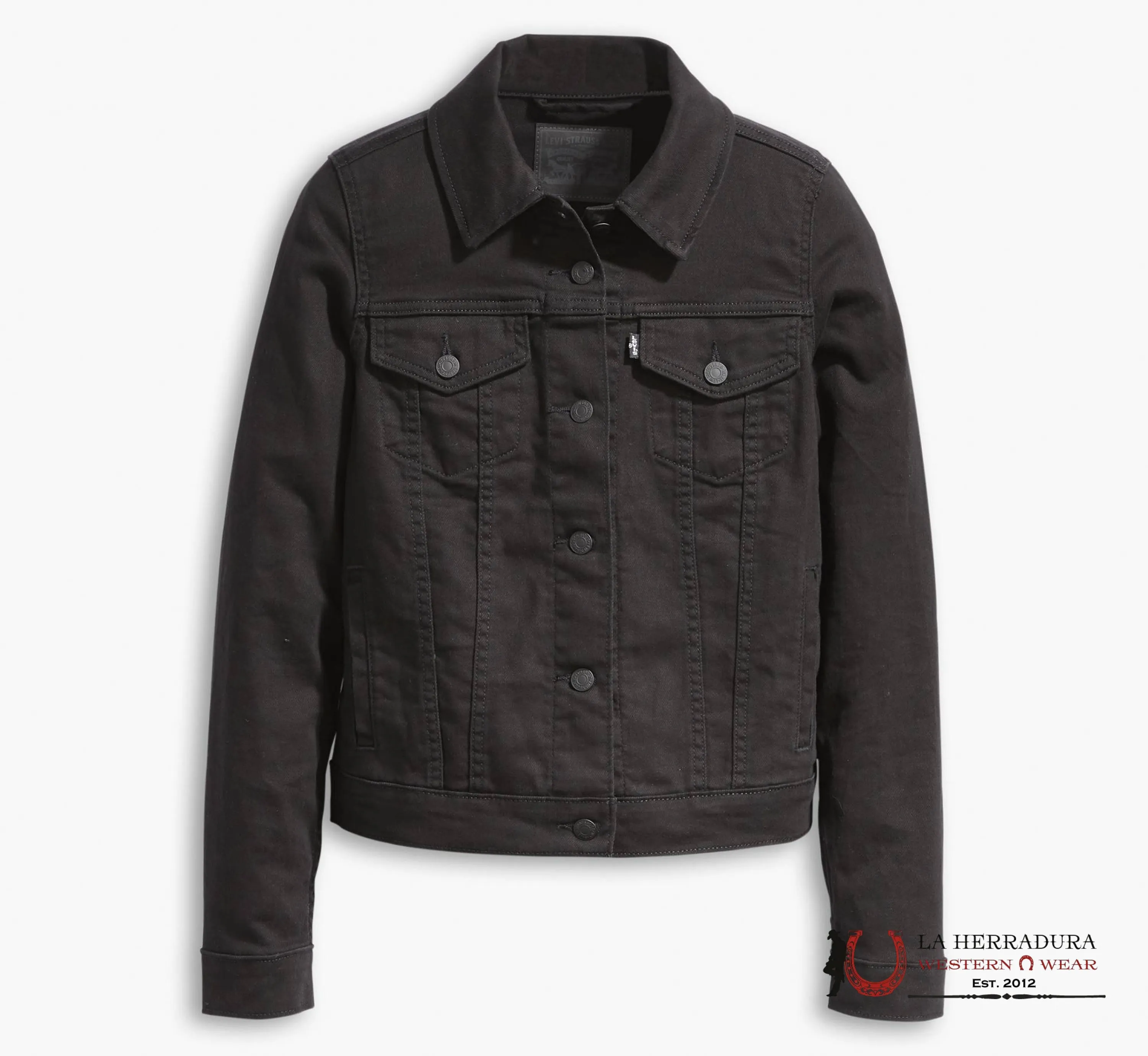 LEV'S ORIGINAL BLACK TRUCKER JACKET LADIES - 0038