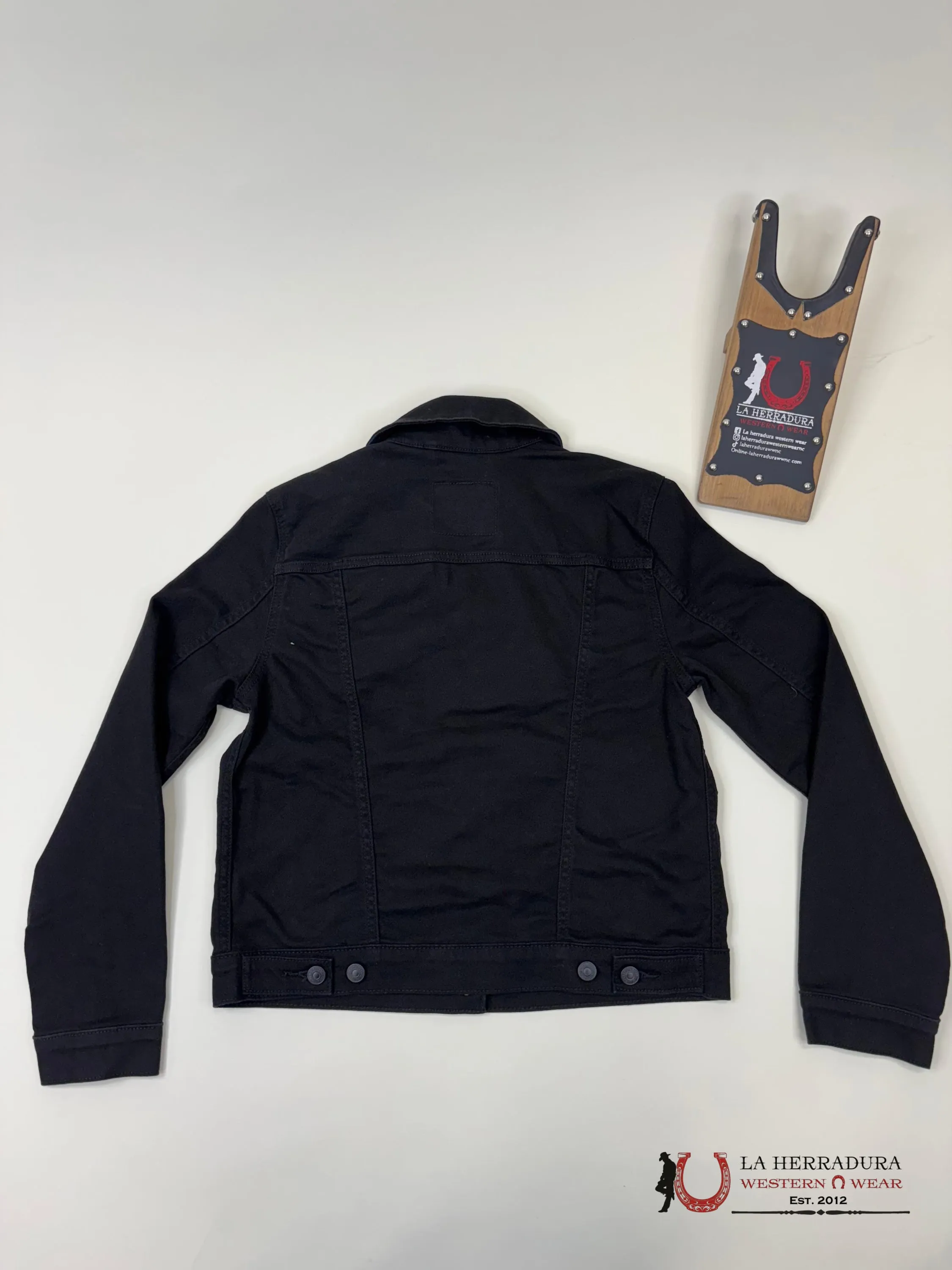 LEV'S ORIGINAL BLACK TRUCKER JACKET LADIES - 0038