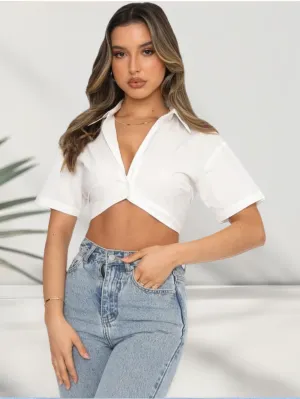 Lexa Radiant Luxe Lapel Top