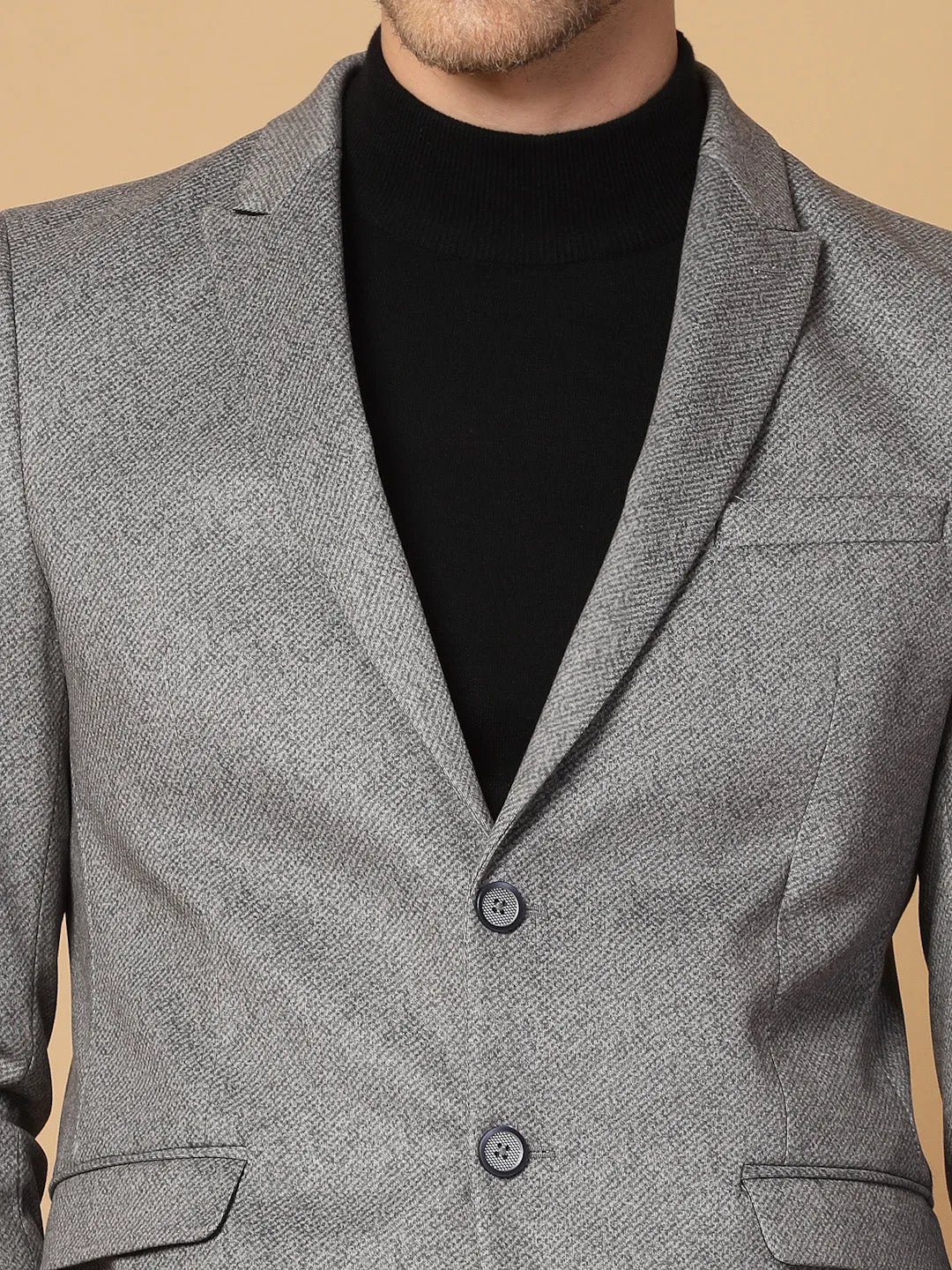 Light Grey Uncrushable Structured Jacket
