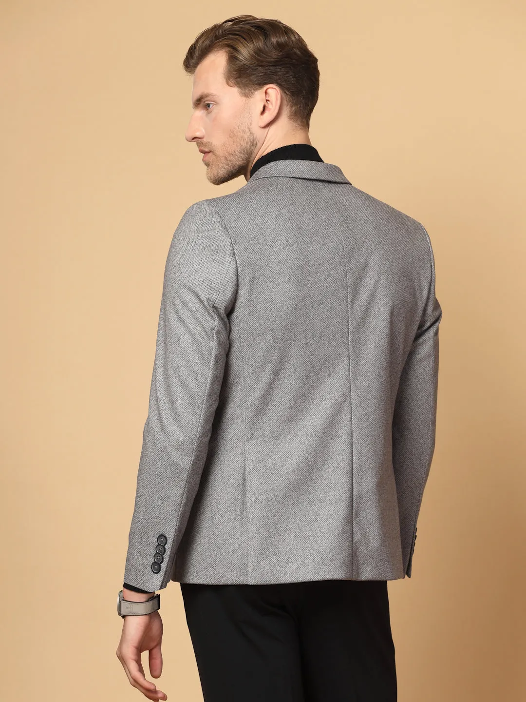 Light Grey Uncrushable Structured Jacket