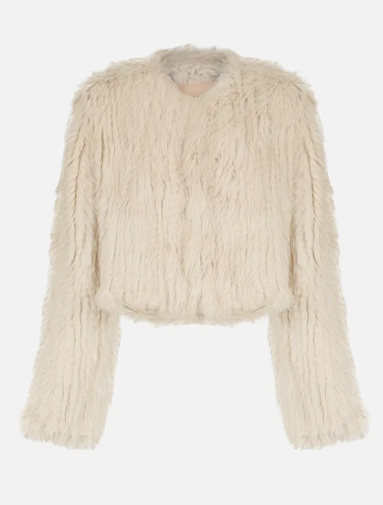 Lola Crop Jacket - Oatmeal