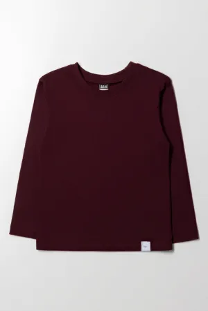 Long Sleeve T-Shirt Burgundy