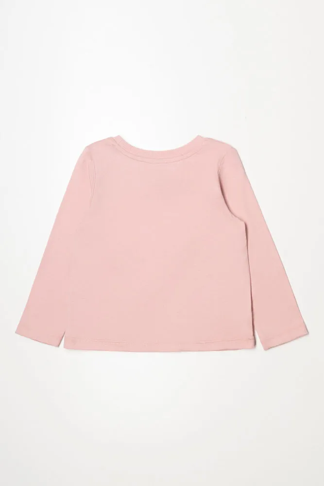 Long Sleeve T-Shirt Pink