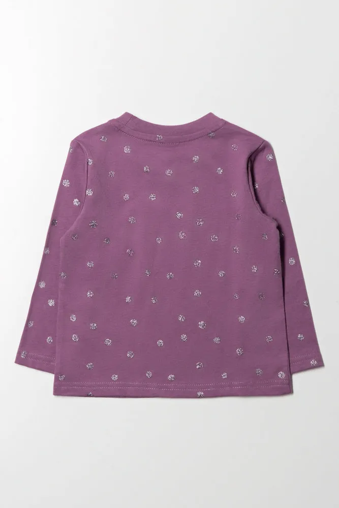 Long Sleeve T-Shirt Purple