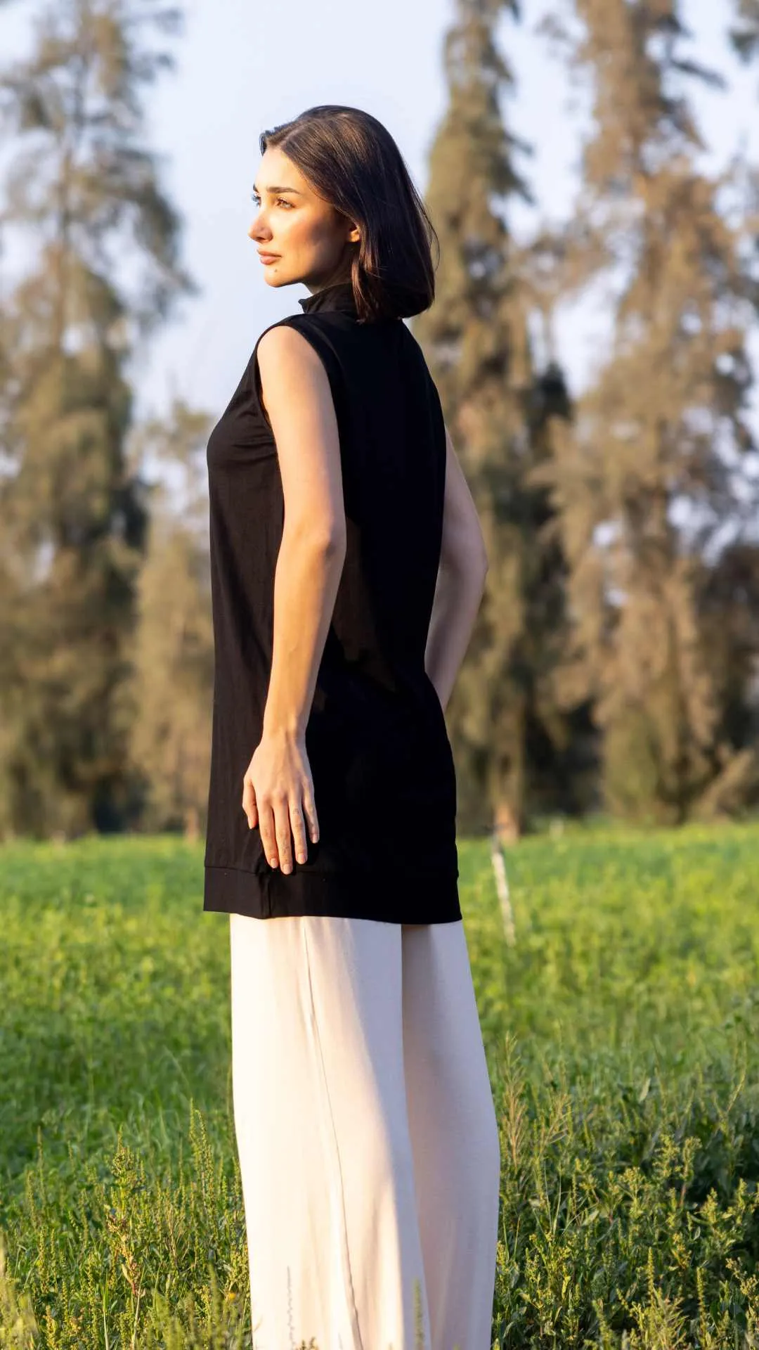 Long Sleeveless T-Shirt