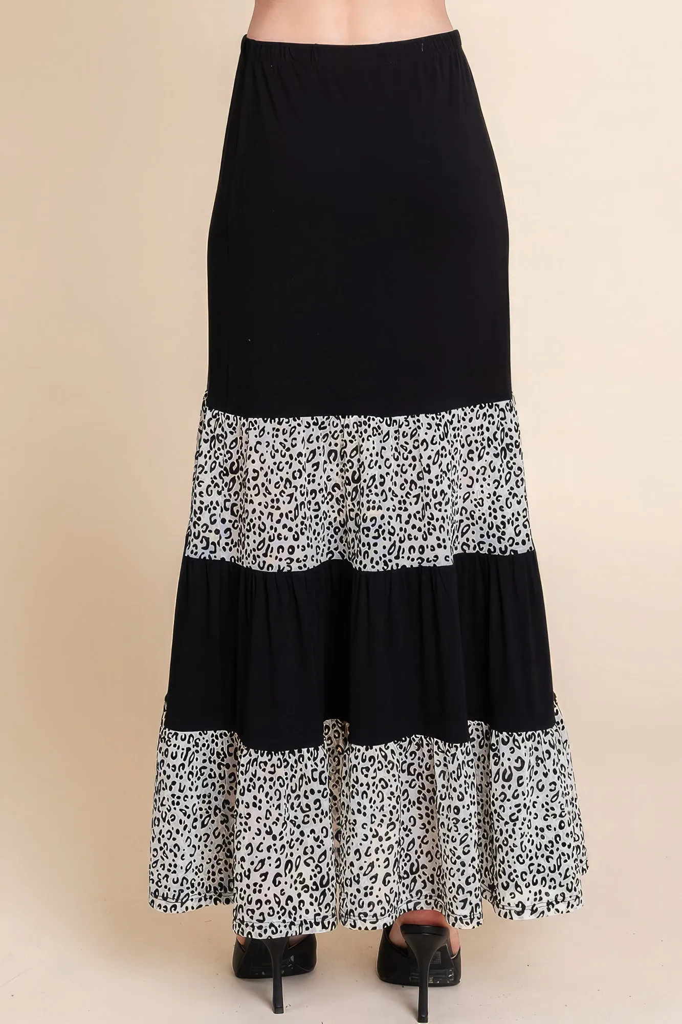 Long Tiered Skirt