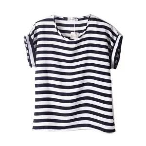 Loose Chiffon T-Shirt Women Tops Girl Chiffon Loose Tee Multicolor T-Shirts