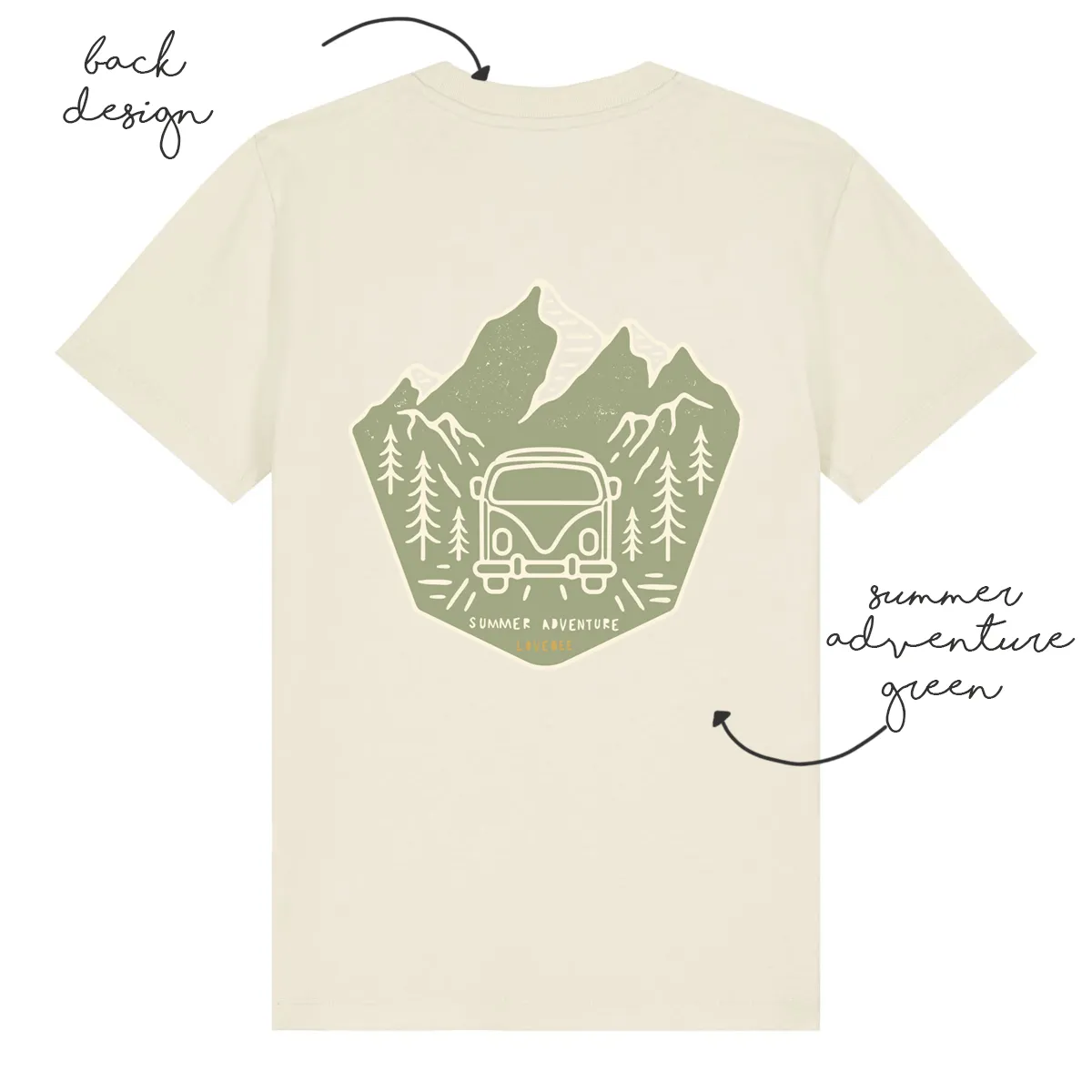 LoveBee T-Shirts | Summer Adventure | Natural Raw