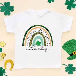 Lucky Rainbow St Patrick's Day Toddler T Shirt